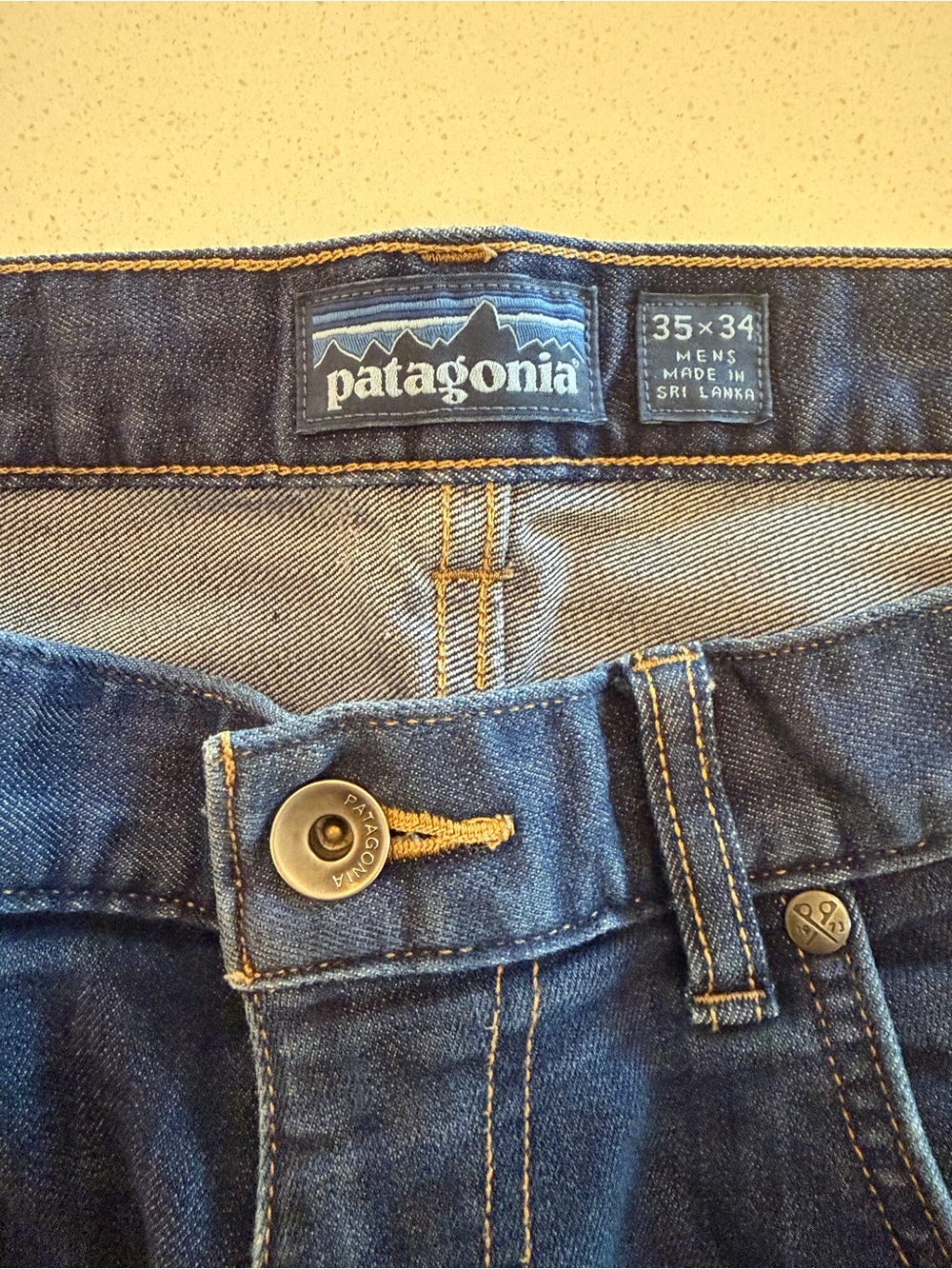 Patagonia Men's Iron Clad Straight Stretch Organic Cotton Jeans - 35x34